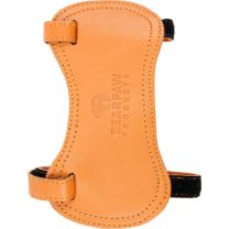 Armschutz Glattleder BEARPAW HONIGBRAUN 19 cm für Erwachsene mit Klettverschluss