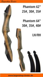 Recurve Take Down Bogen PHANTOM Eburon Jagdrecurve