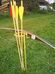Bogenständer und Pfeilständer Metall Outdoor