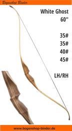 Recurve Bogen EBURON White Ghost Jagdrecurve