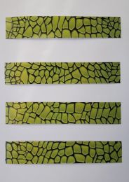 Arrow Cresting Design REPTIL GRÜN PFEILCRESTING 15x3,5 cm 3er Pack