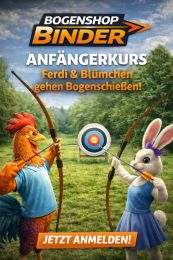 Anfängerkurs Ferdinand & Blümchen lernen Bogenschießen - Familienkurs