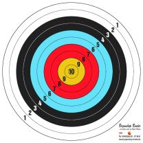 Zielscheiben Papierscheiben FITA Scheiben Auflagen 60 cm