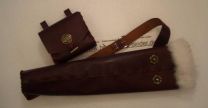 Köcher BowBi Set THOR Köcher Gürteltasche Lederköcher