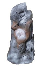 Leitold 3D-Ziel  Stein mit Eichhorn und Marder zwei in Einem
