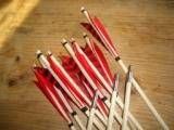 Pfeil individuell erstellen - Holzpfeil traditionell mit Selfnocke - Freccia Legno
