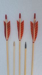 Holzpfeil Bergfichte  NATUR LUST mit echten Federn INDIAN STYLE 5