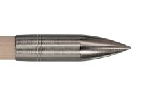 TOP HAT Spitzen Bullet StNi Pfeilspitze Holzpfeile parallel mit Gewinde