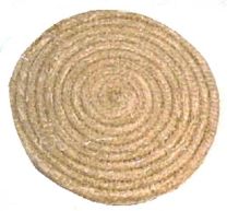 Strohscheibe 60 cm strong natur Zielscheibe aus Stroh extra dick